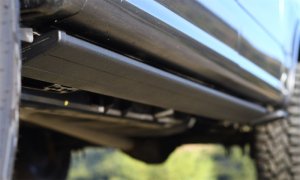 Chevrolet Silverado 1500 Running Boards - AMP Research - PowerStep Smart Series - Black - `19-`21